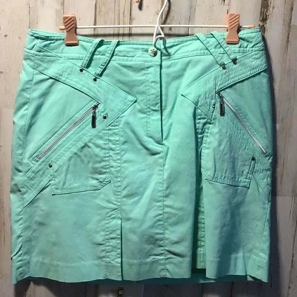 Skirt blue green Jamie Sadock size 10